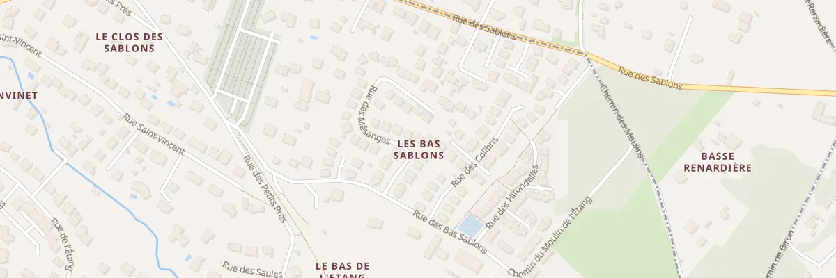 Plan du 16 Rue des Mésanges à Linas