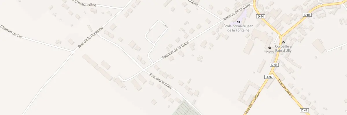 Plan du 15B Av de la Gare à Ully-Saint-Georges