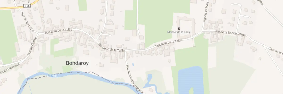 Plan du 31 Rue Jean de la Taille à Bondaroy