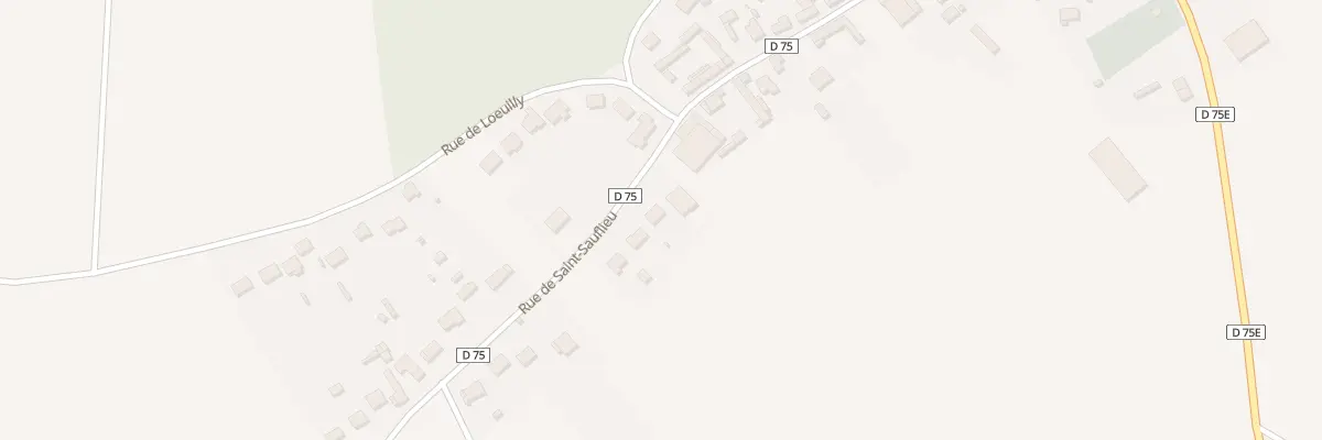 Plan du 29 Rue de Saint - Sauflieu à Rumigny
