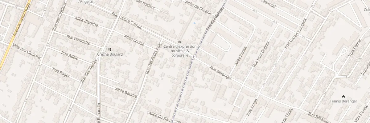 Plan du 115 Rue des Roissys à Clamart