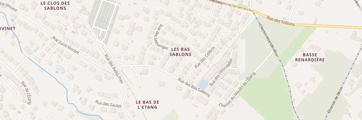 Plan du 10 Rue des Mésanges à Linas