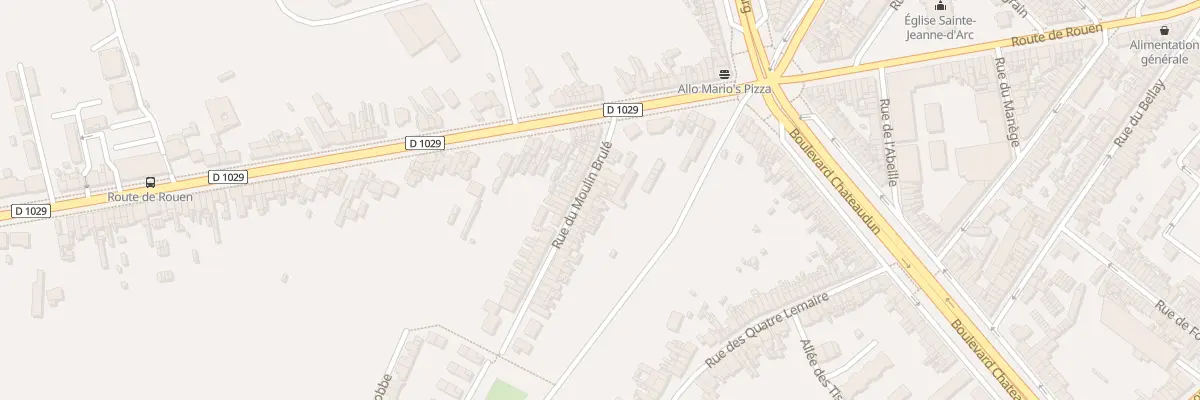 Plan du 13 Rue du Moulin Brûlé à Amiens