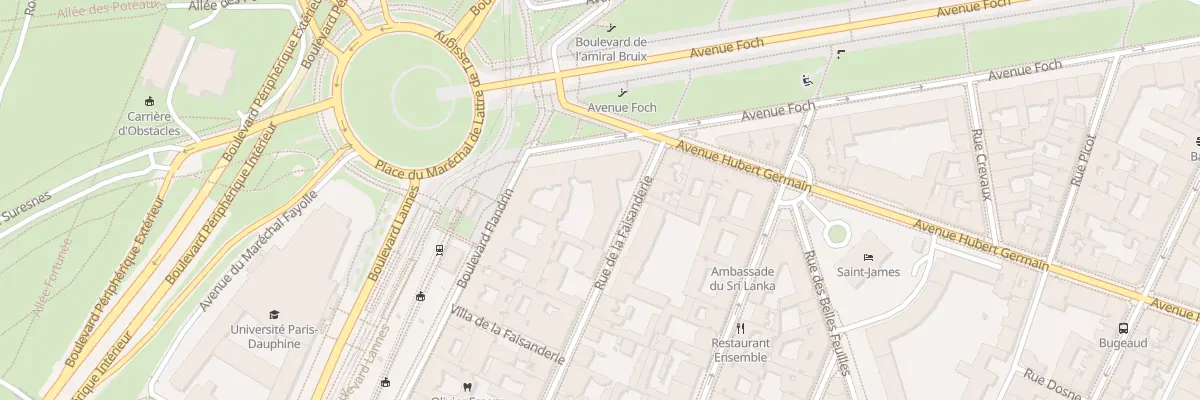Plan du 81 Av Foch à Paris 16e Arrondissement