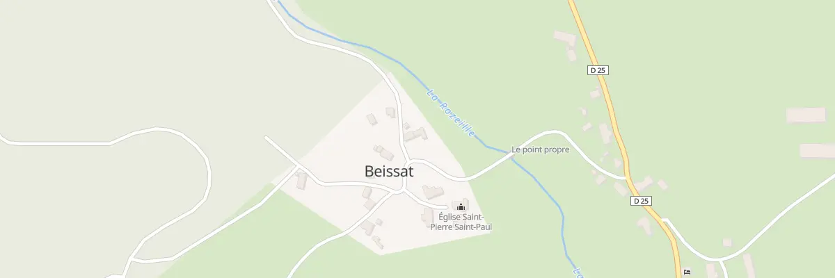 Plan du 5032 La Jugie à Beissat