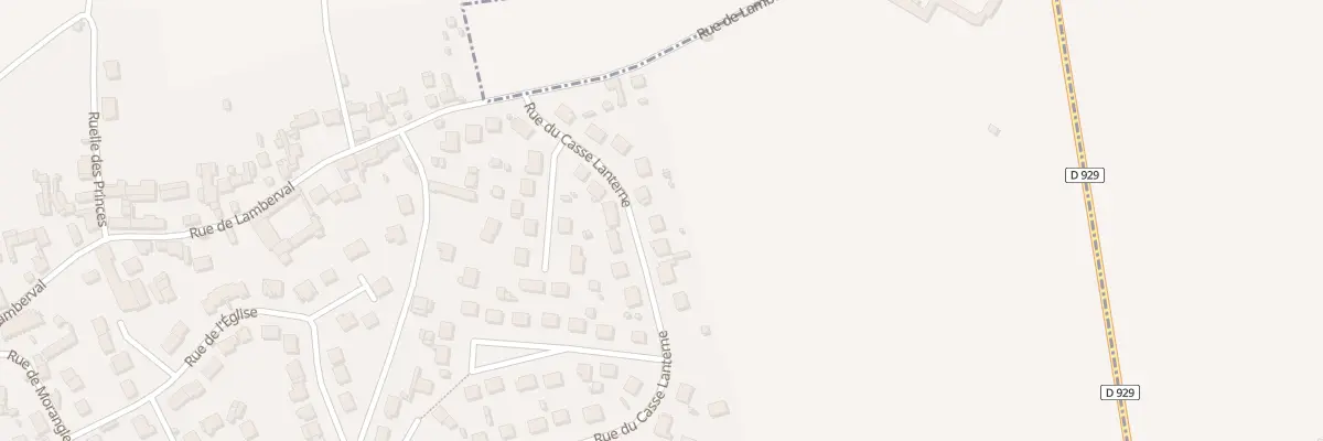 Plan du 11 Rue du Casse Lanterne à Fresnoy-en-Thelle
