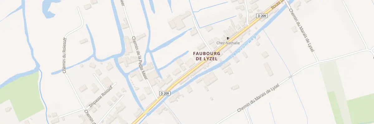 Plan du 14 Rte de Clairmarais à Saint-Omer