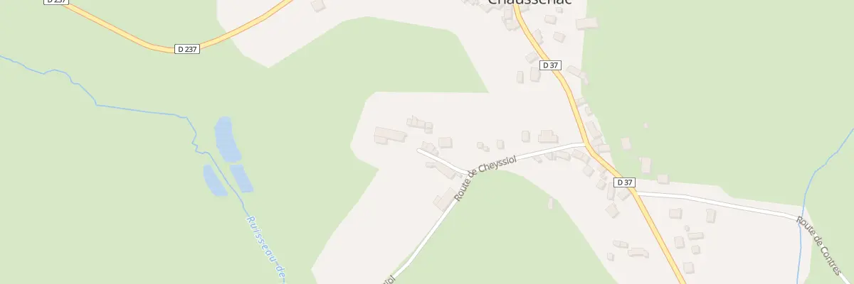 Plan du 5060 Le Bourg à Chaussenac