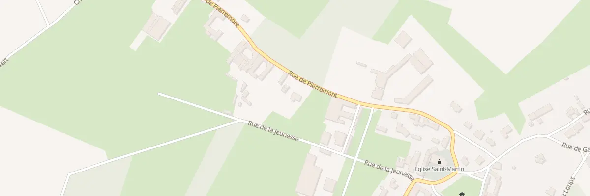 Plan du 311 Rue de Pierremont à Croix-en-Ternois