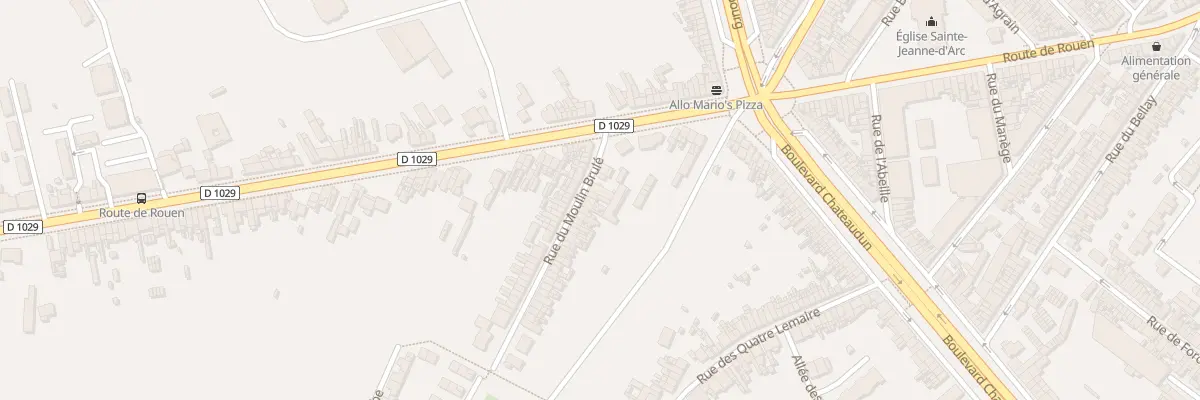Plan du 7 Rue du Moulin Brûlé à Amiens