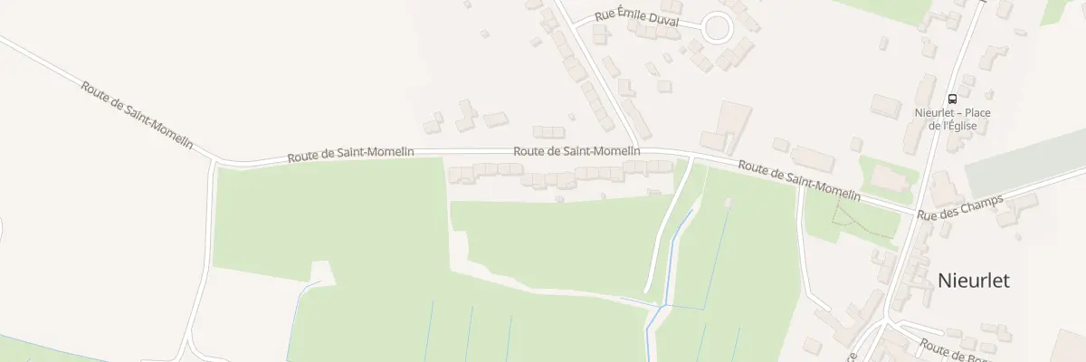 Plan du 21 Rte de St Momelin à Nieurlet