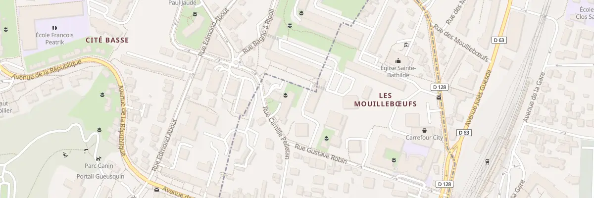 Plan du 62 Rue Camille Pelletan à Châtenay-Malabry