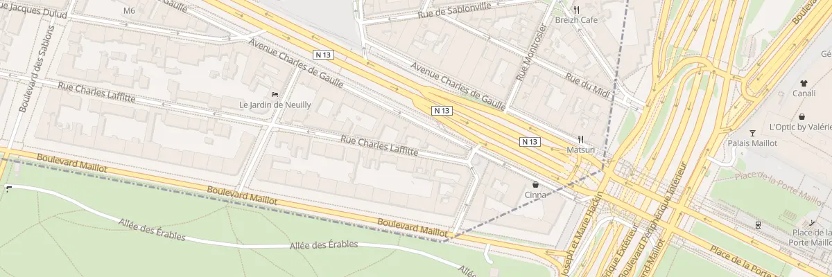 Plan du 45 Av Charles de Gaulle à Neuilly-sur-Seine