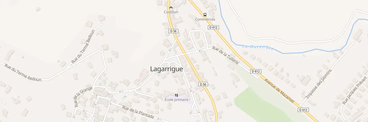 Plan du 22 Av Jean Jaurès à Lagarrigue