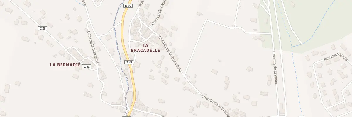 Plan du 11 Che de La Bracadelle à Burlats
