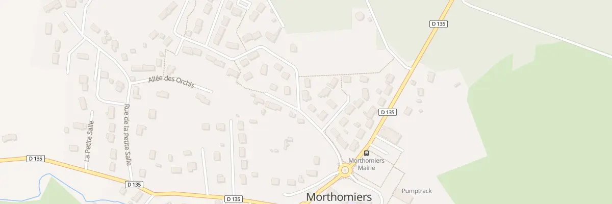 Plan du 8 Rue du Bois des Cheminées à Morthomiers