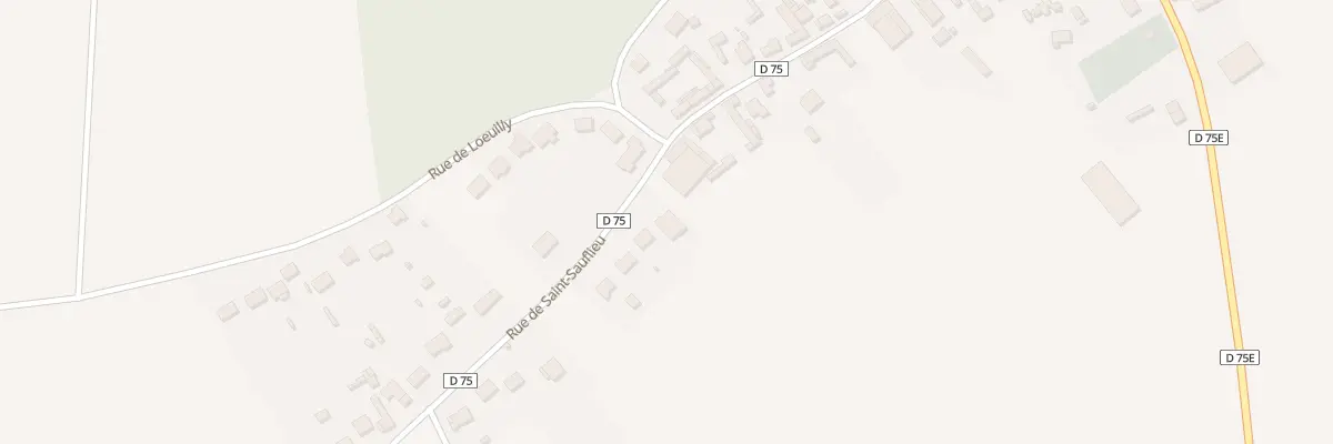 Plan du 27B Rue de Saint - Sauflieu à Rumigny