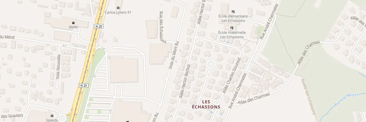 Plan du 42 All Hector Berlioz à Longpont-sur-Orge