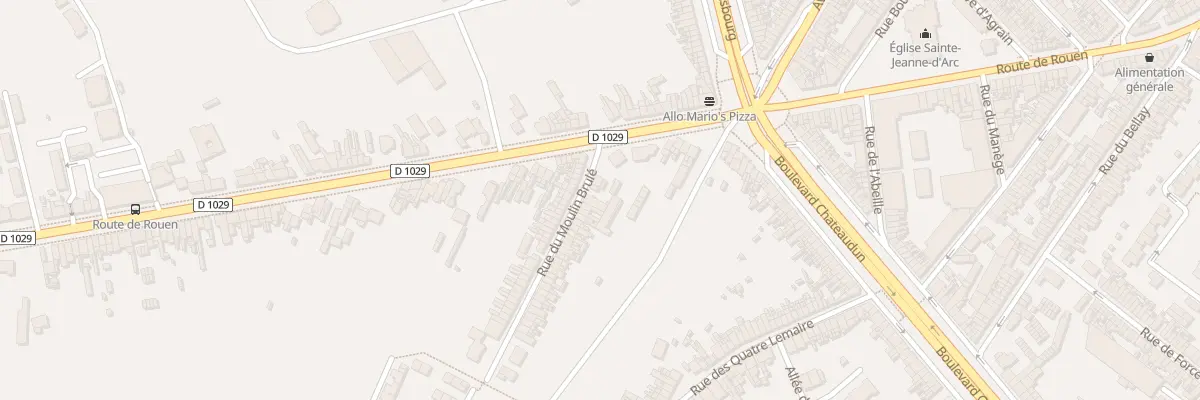Plan du 5 Rue du Moulin Brûlé à Amiens