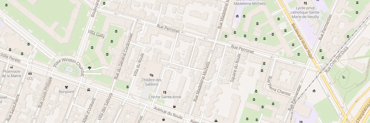 Plan du 9 Av Philippe le Boucher à Neuilly-sur-Seine