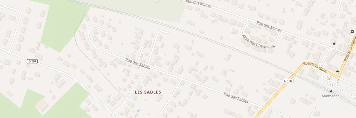 Plan du 28 Rue des Sables à Marmagne
