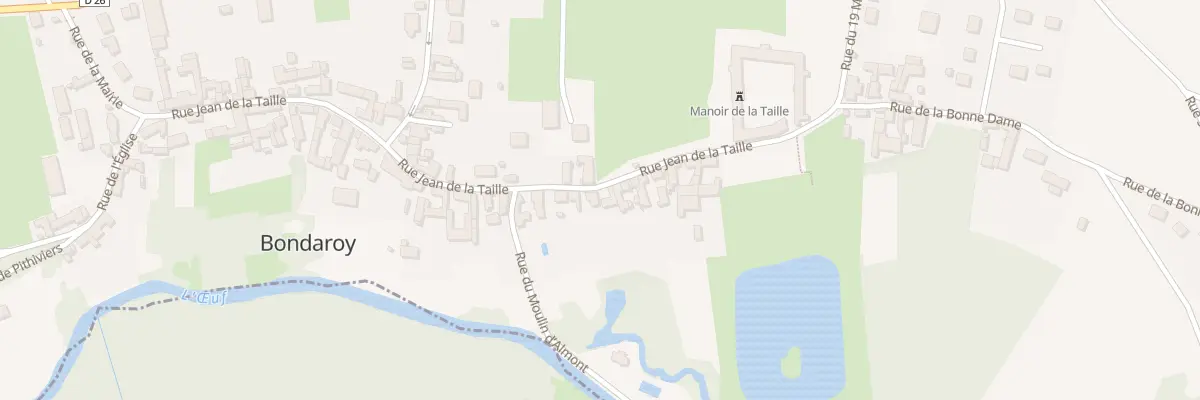 Plan du 44 Rue Jean de la Taille à Bondaroy