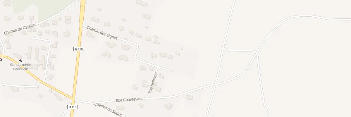Plan du 296 Plaine de Cazelles à Cuxac-Cabardès