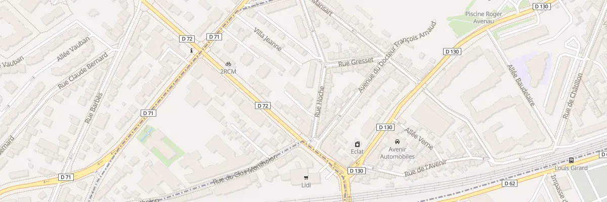 Plan du 4B Rue Hoche à Vanves