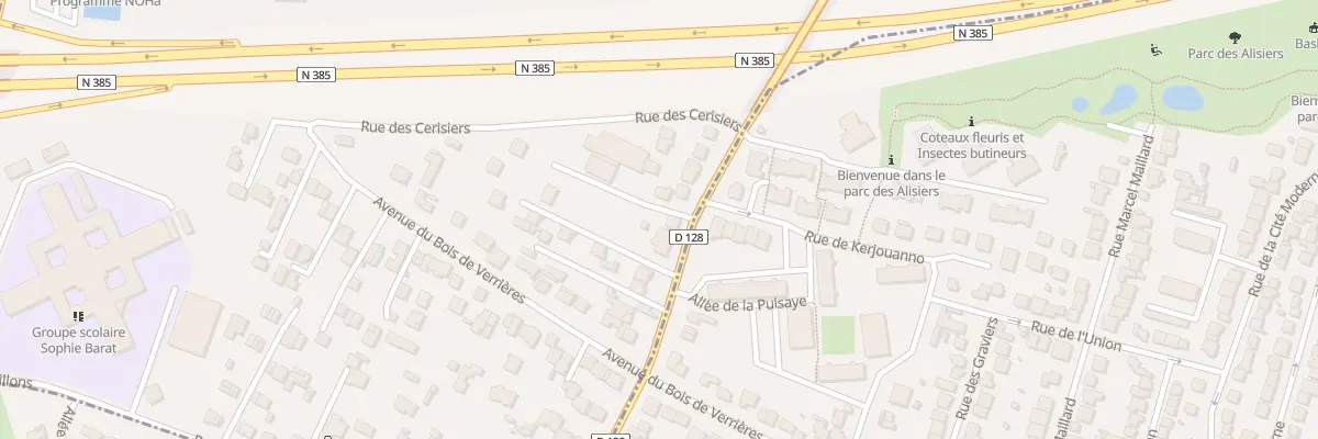 Plan du 30 Rue d’Estienne d’Orves à Châtenay-Malabry