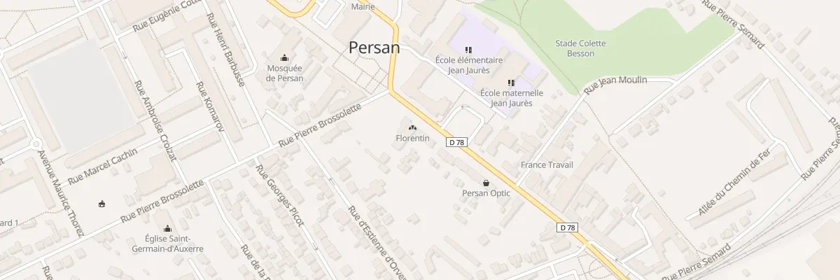 Plan du 59 Av Gaston Vermeire à Persan