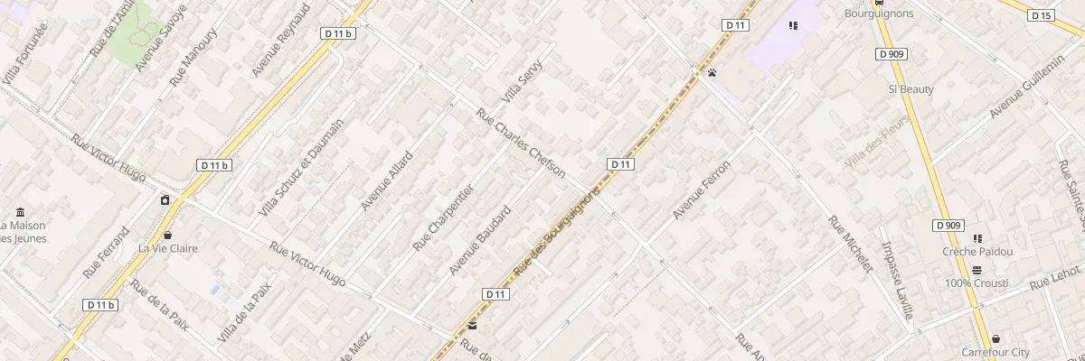 Plan du 3 Rue Charles Chefson à Bois-Colombes