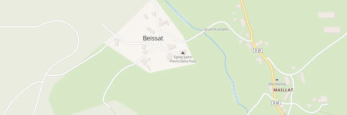 Plan du 5034 Le Bourg à Beissat