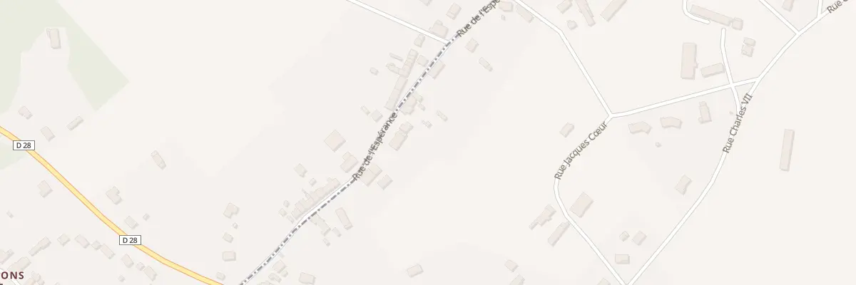 Plan du 18 Rue de l’Esperance à Sancoins