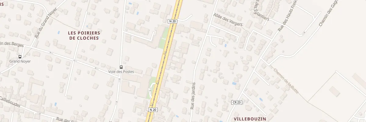 Plan du 9026 Rue des Jardins à Ballainvilliers