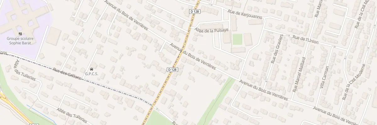 Plan du 245 Av Bois de Verrieres à Antony