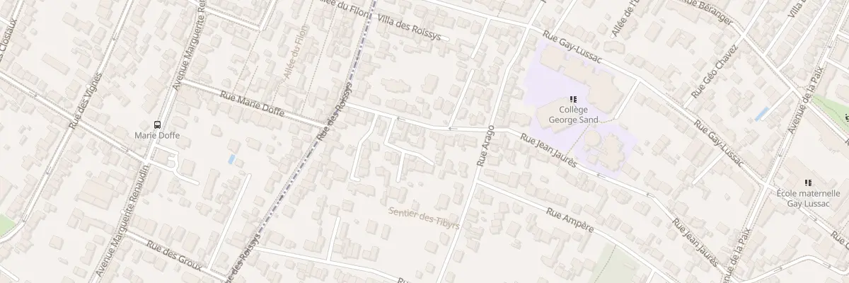 Plan du 99 Rue Jean Jaurés à Châtillon