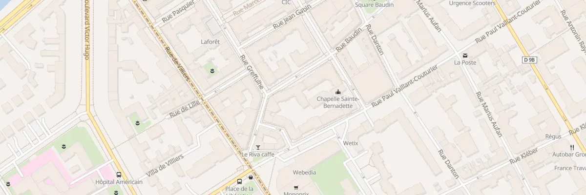 Plan du 2 Rue Baudin à Levallois-Perret