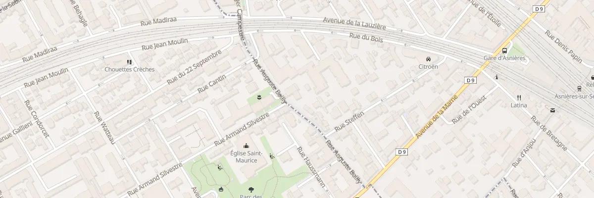 Plan du 24 Rue Auguste Bailly à Asnières-sur-Seine
