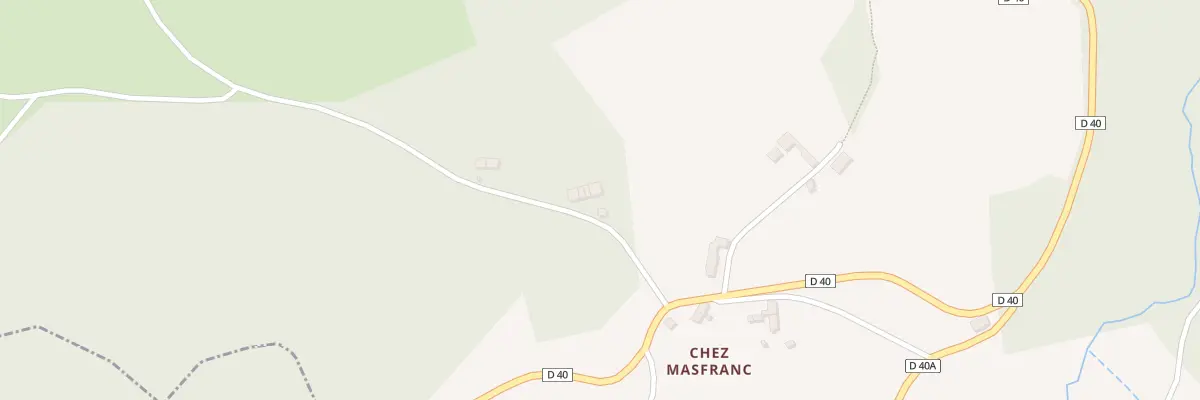 Plan du 5 Chez Mafranc à Champagnat