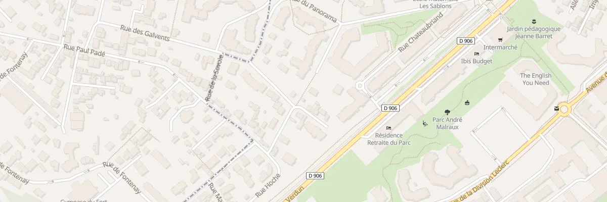 Plan du 2 All Maryse Bastié à Châtillon