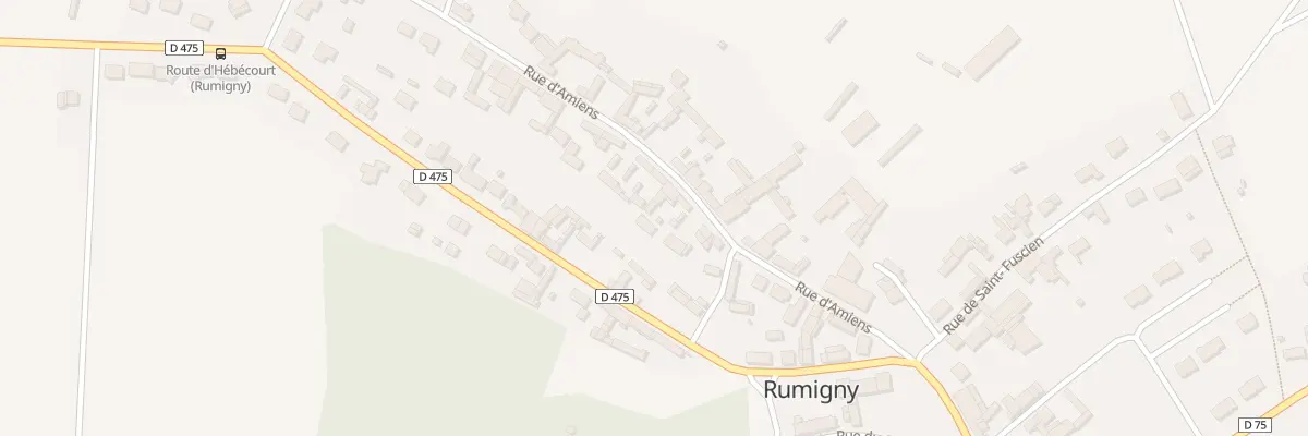 Plan du 11 Rue d’Amiens à Rumigny