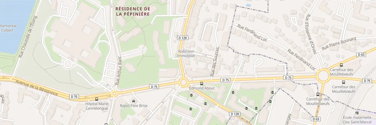 Plan du 67 Av Raymond Croland au Plessis-Robinson