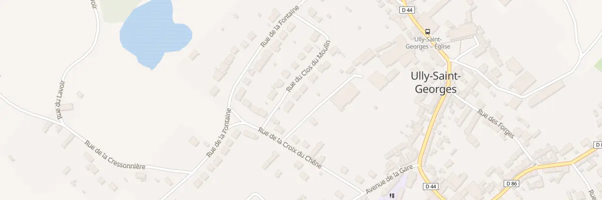 Plan du 4 Rue Clos du Moulin à Ully-Saint-Georges