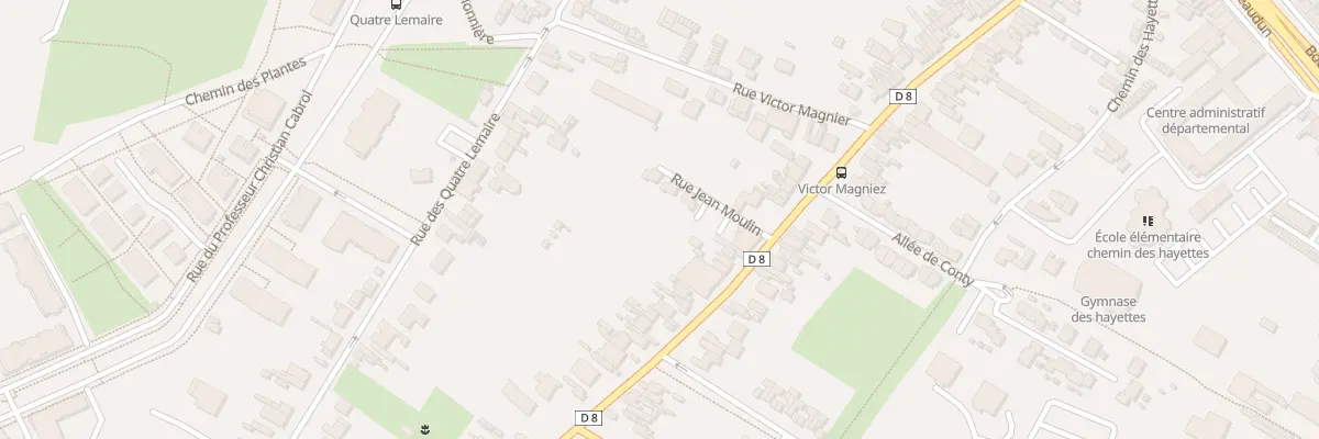 Plan du 92 Rue Jean Moulin à Amiens