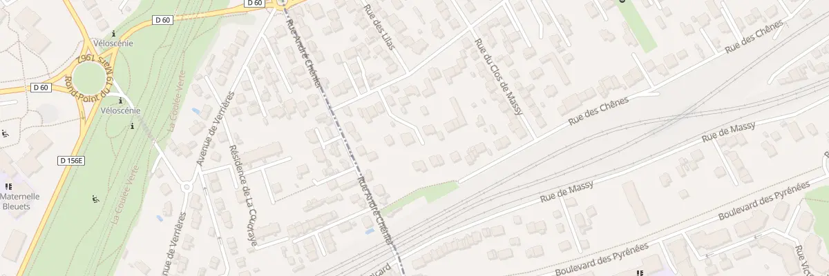 Plan du 119 Rue des Glaises à Antony