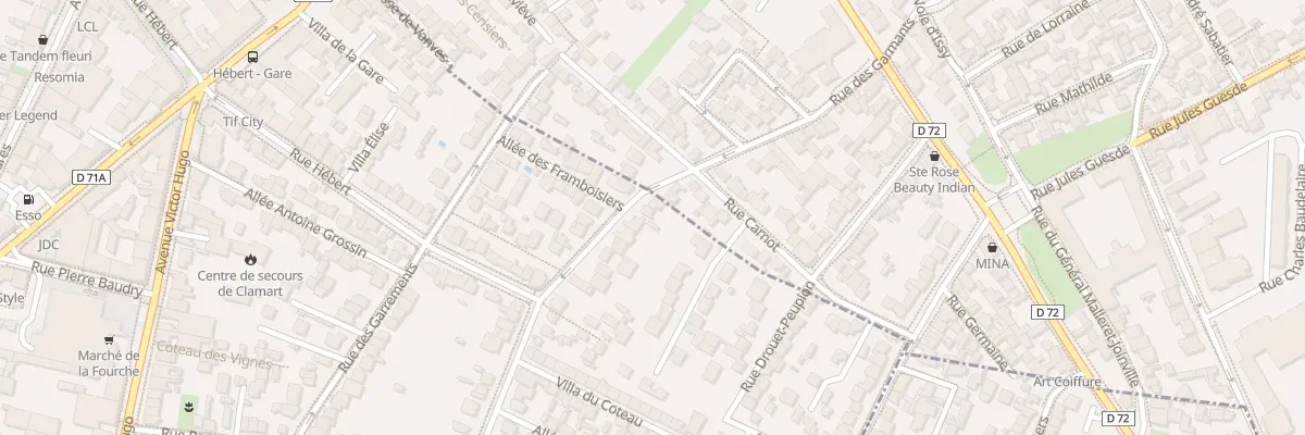 Plan du 218 Av Marguerite Renaudin à Clamart