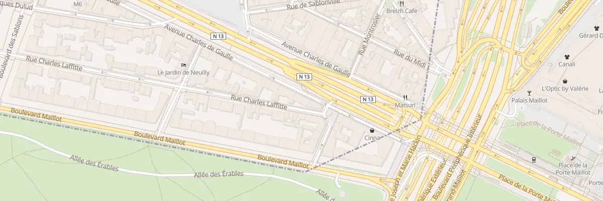 Plan du 43 Av Charles de Gaulle à Neuilly-sur-Seine
