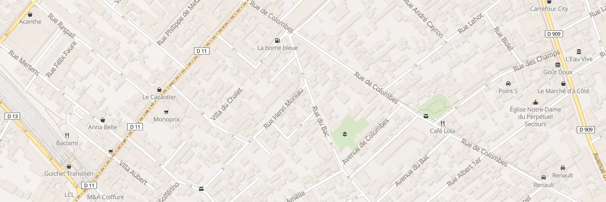Plan du 89 Rue du Bac à Asnières-sur-Seine