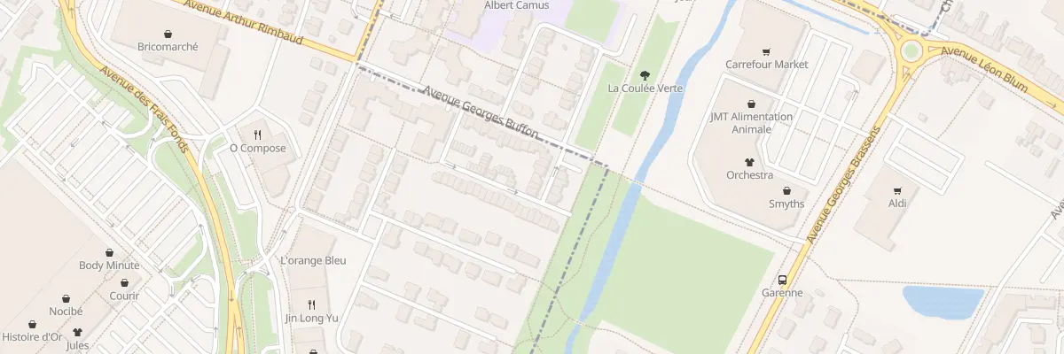 Plan du 6 Rue Louis Aragon à Longuenesse