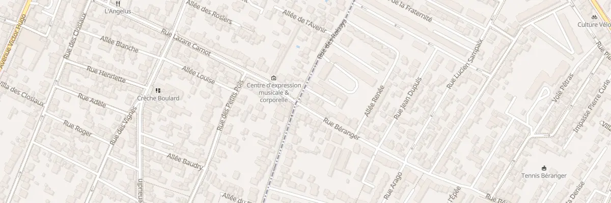 Plan du 108 Rue Béranger à Châtillon